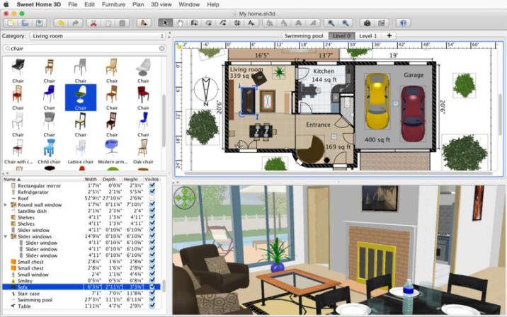 Sweet Home 3D là một phần mềm thiết kế nội thất đơn giản nhưng chuyên nghiệp. Với nhiều tính năng tiện ích như xây dựng phòng trọ, phòng khách, phòng ngủ, … Sweet Home 3D giúp bạn dễ dàng tạo ra không gian ám chỉ gu thẩm mỹ và sự tiện nghi. Tải xuống phần mềm và khám phá thế giới nội thất của bạn ngay hôm nay!