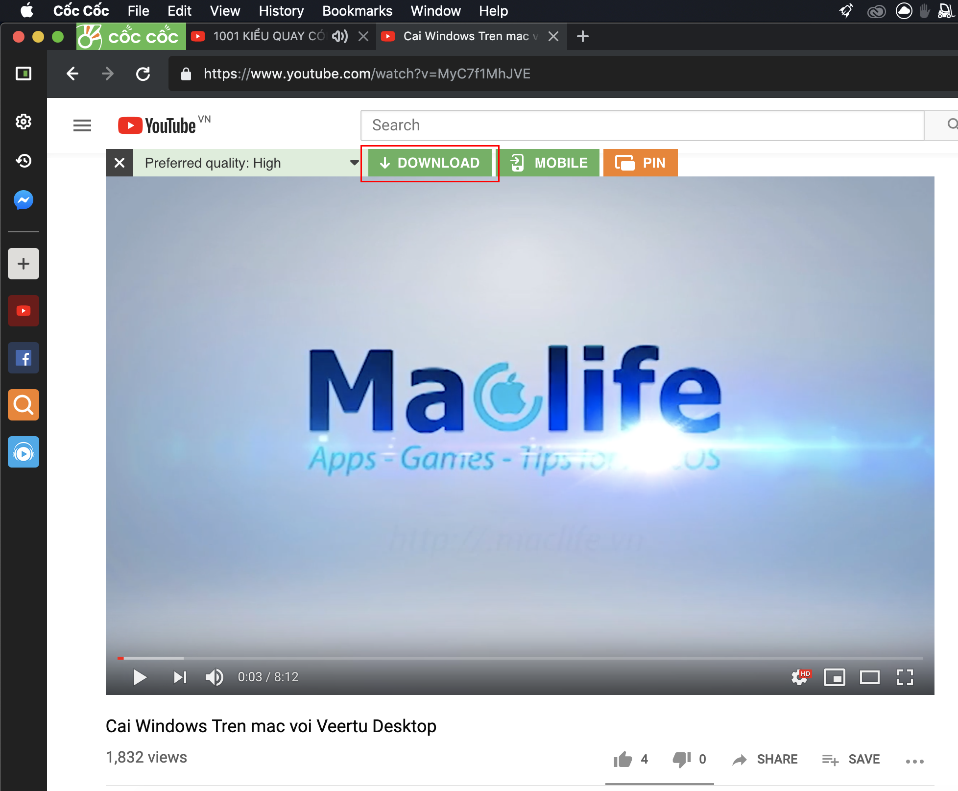 Một Số Cách Tải Video, Audio Trên Youtube Trên Mac – Maclife – Chia Sẻ Công  Nghệ