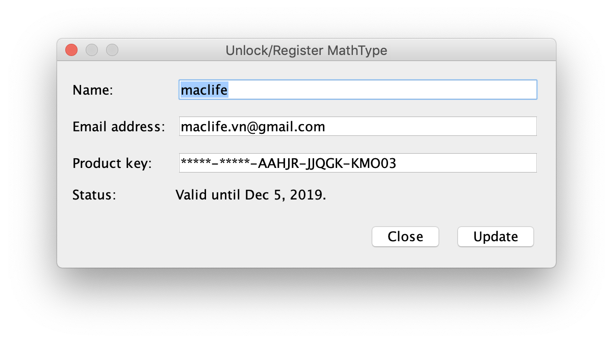 MathType 7.7.1.258 for mac instal