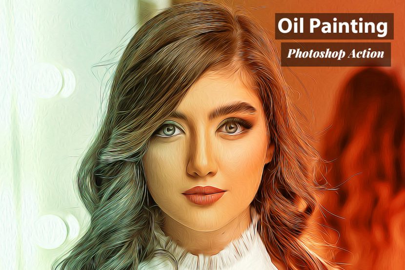 Oil Painting Photoshop Action – Action chuyển ảnh sang tranh sơn ...