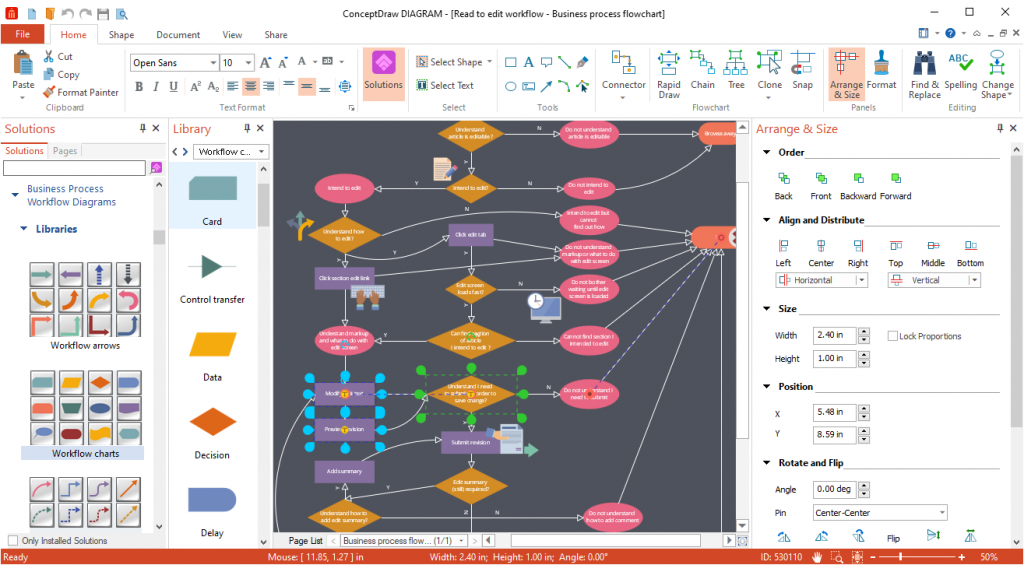 Với công cụ vẽ sơ đồ chuyên dụng ConceptDraw DIAGRAM, bạn có thể dễ dàng tạo các sơ đồ chất lượng cao cho công việc và học tập. Hãy xem hình ảnh liên quan đến công cụ hữu ích này để biết thêm chi tiết!